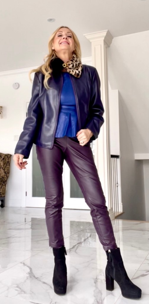 Stylish Mondays in FauxLeather Looks! A STYLING JOURNEY
